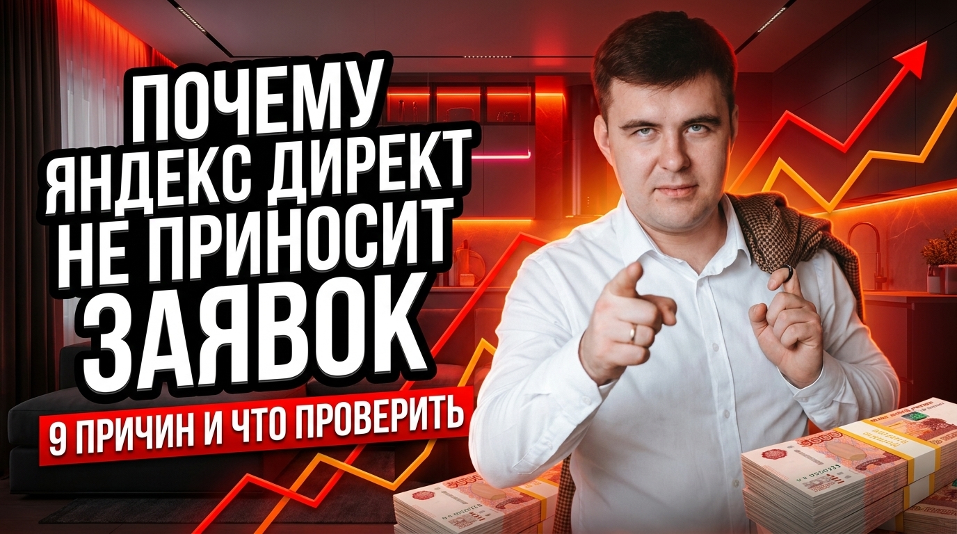 Почему Яндекс Директ не приносит заявок: 9 причин и что проверить