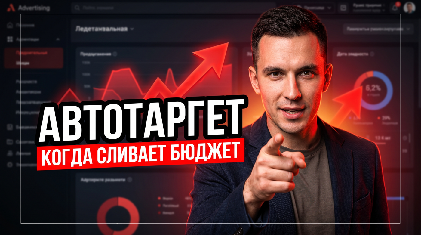 Когда автотаргетинг в Яндекс Директе съедает бюджет, а когда даёт заявки дешевле ключей (2026)