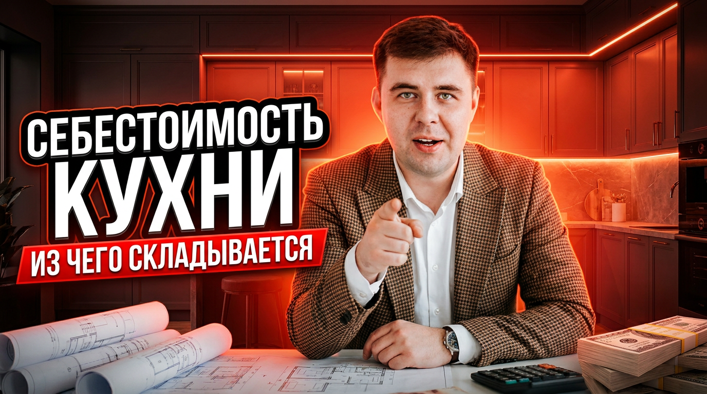 Себестоимость кухни на заказ: из чего складывается и как её считать